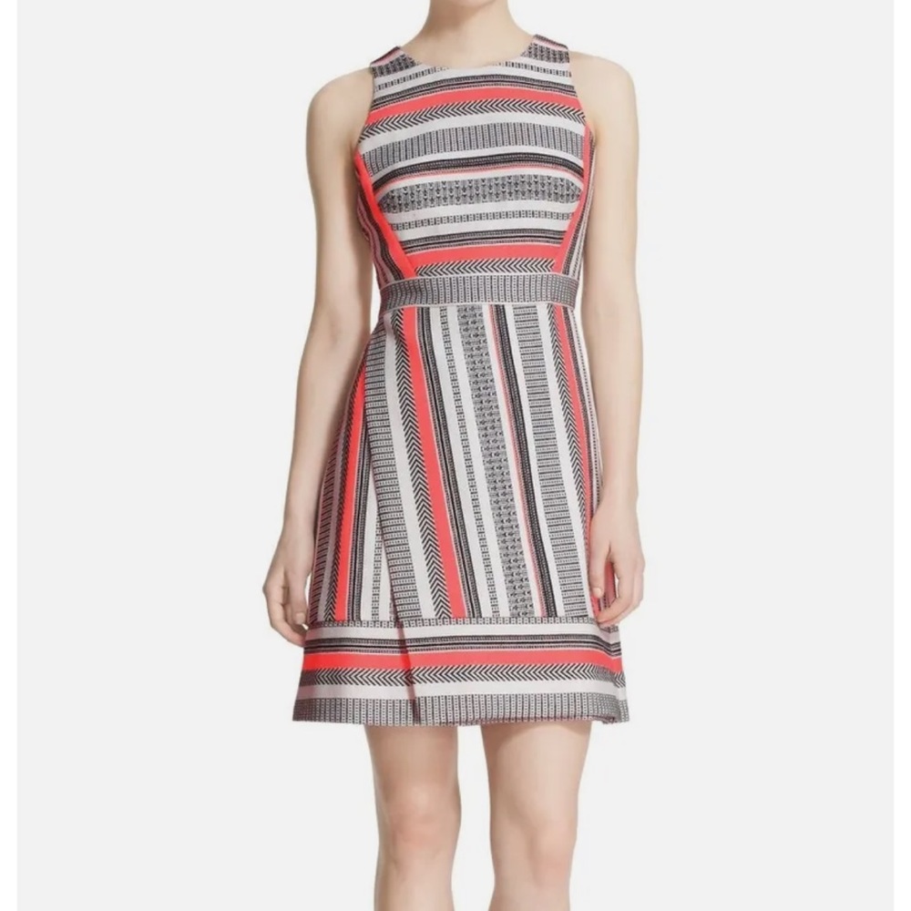 KATE SPADE RIBBON JACQUARD DRESS
